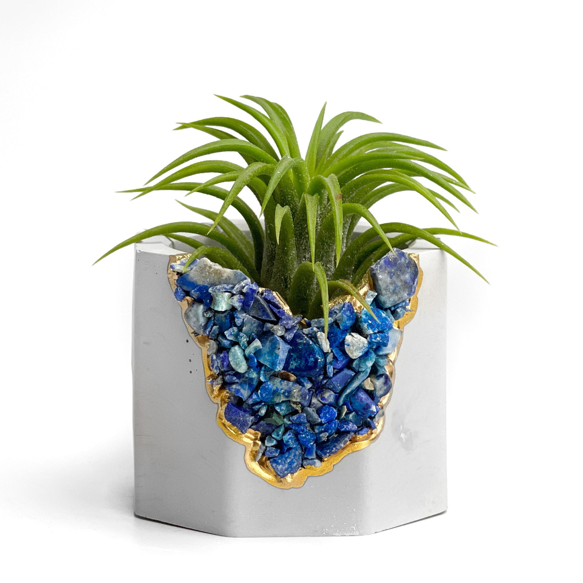 LAPIS LAZULI GEODE PLANTER - Concordia Style Boutique