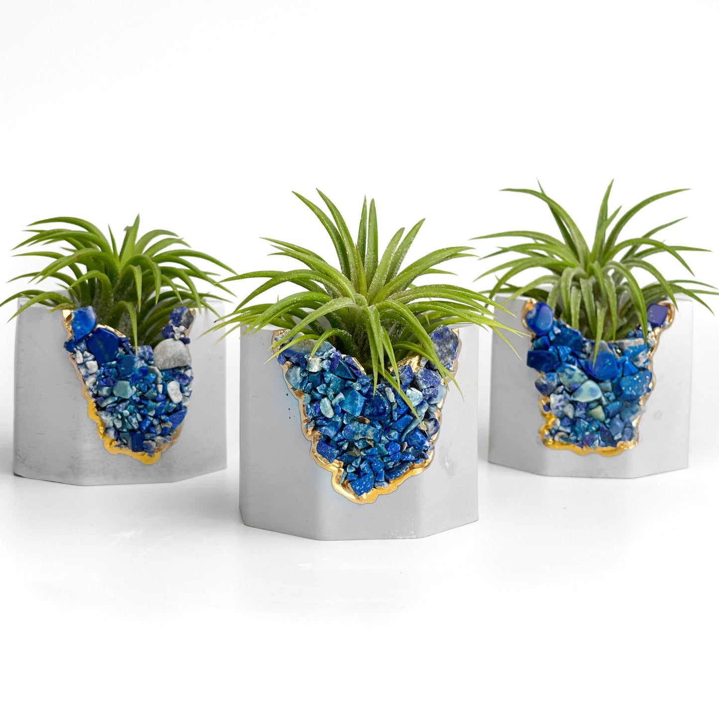 LAPIS LAZULI GEODE PLANTER - Concordia Style Boutique