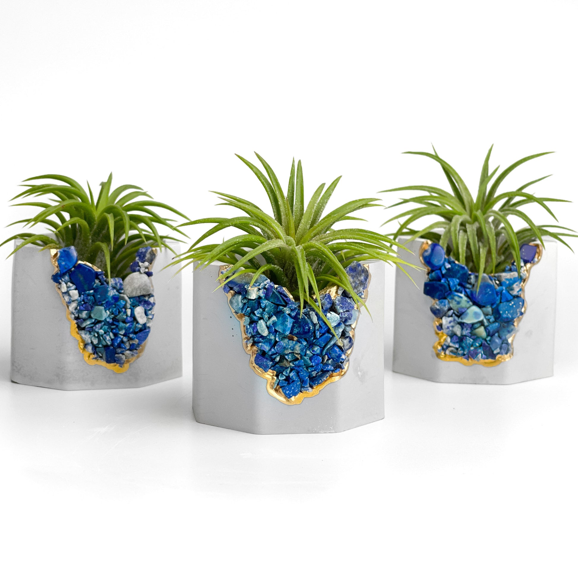LAPIS LAZULI GEODE PLANTER - Concordia Style Boutique