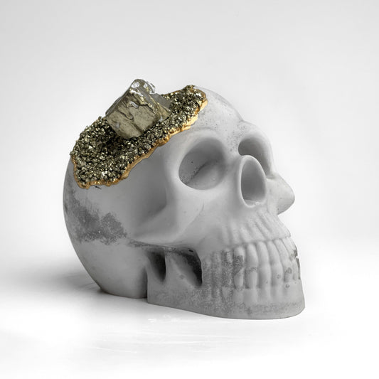 Pyrite Skull Head - Concordia Style Boutique