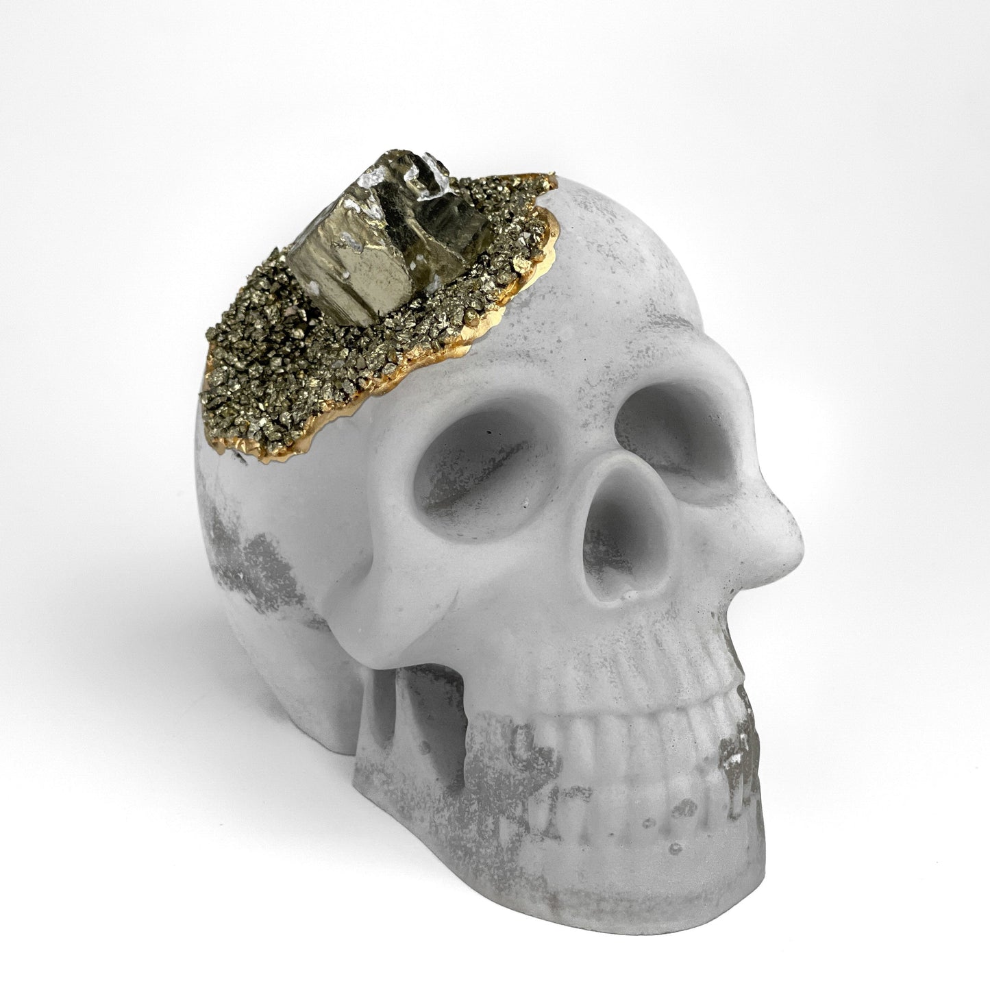 Pyrite Skull Head - Concordia Style Boutique
