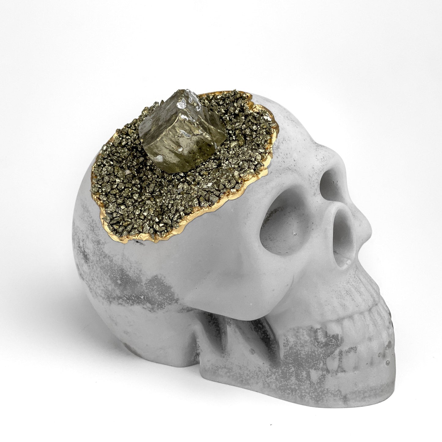Pyrite Skull Head - Concordia Style Boutique