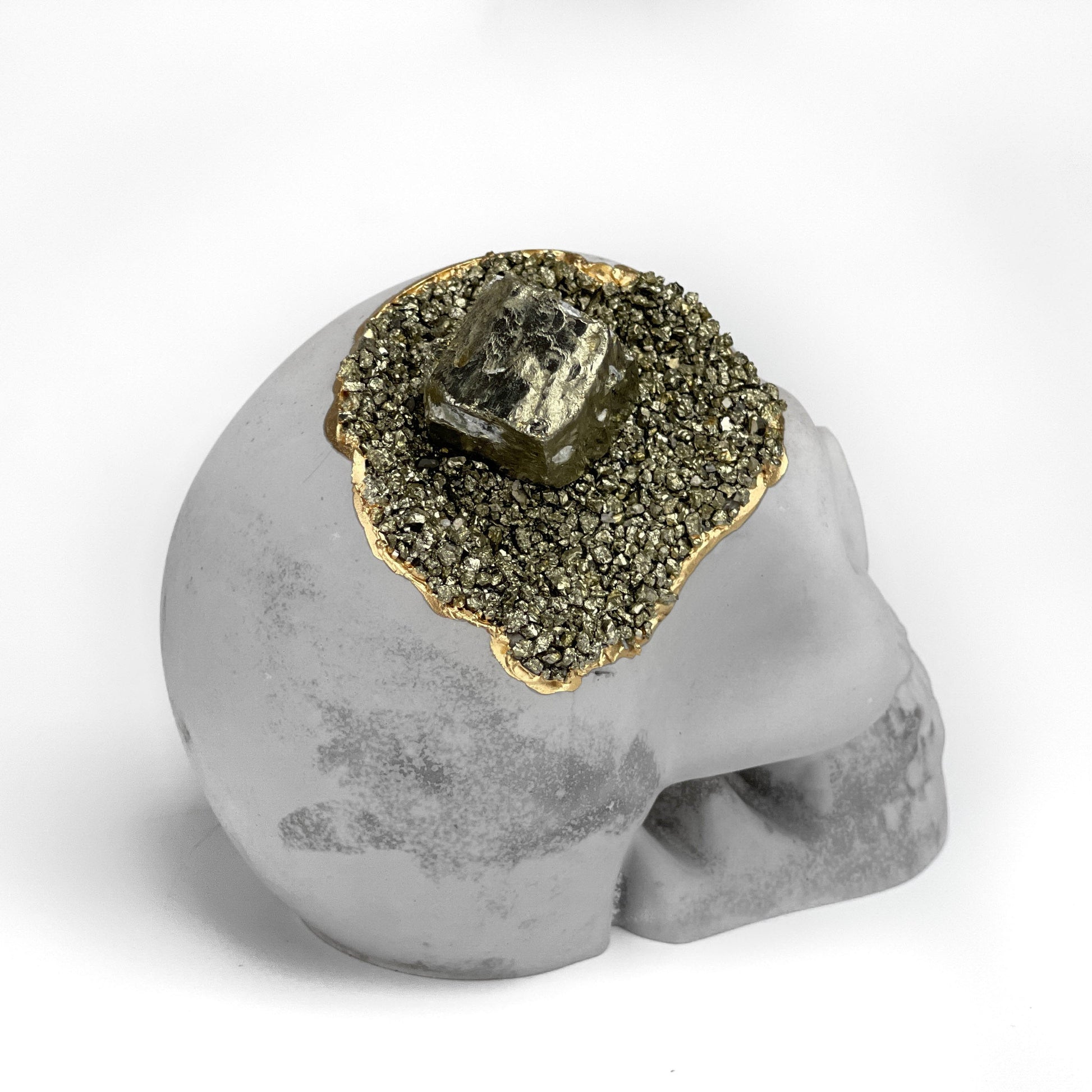 Pyrite Skull Head - Concordia Style Boutique