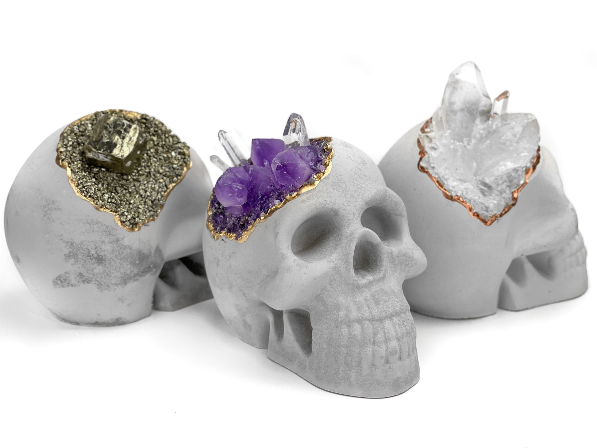 Pyrite Skull Head - Concordia Style Boutique