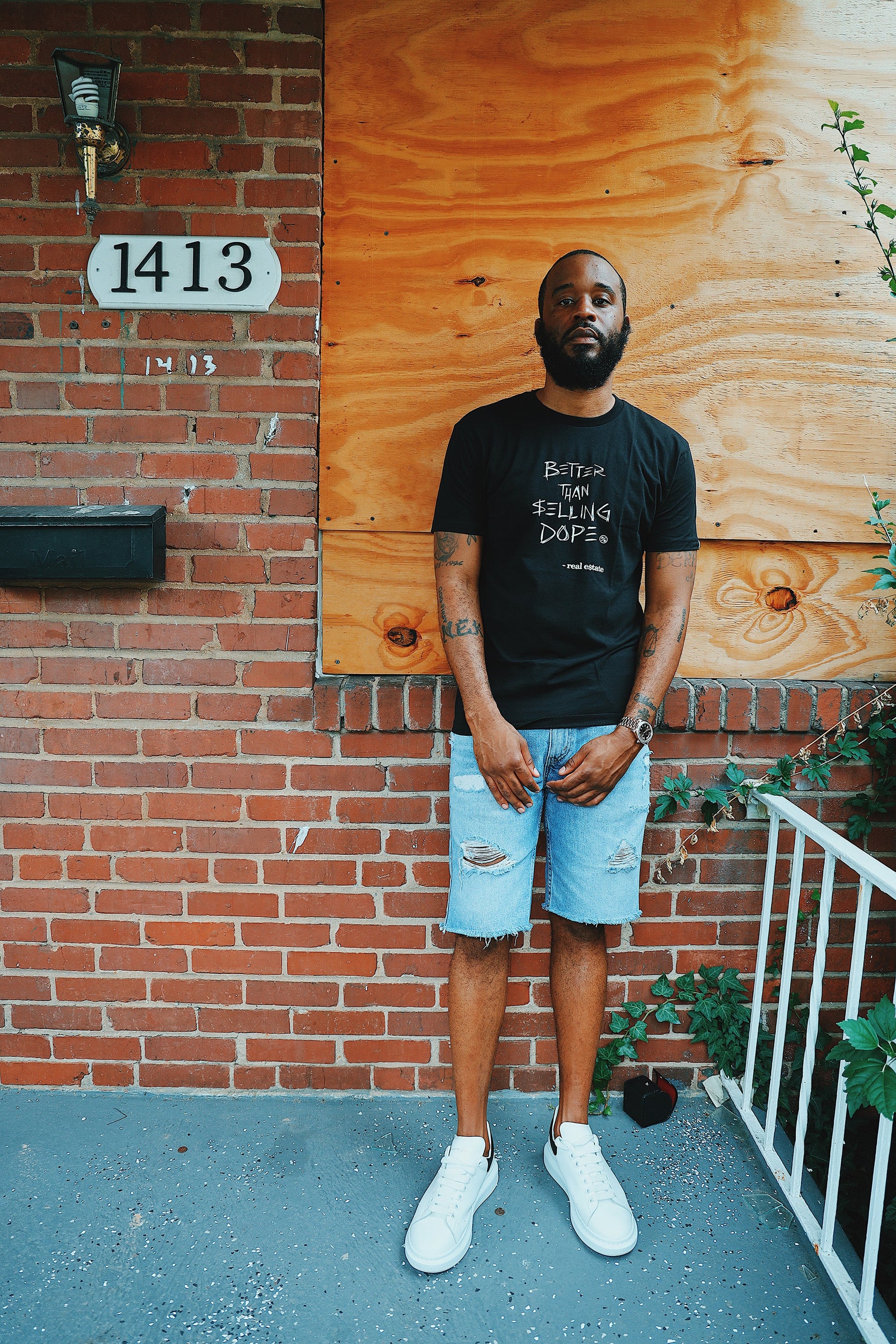 Better Than Selling Dope - Real Estate (Black Tee) - Concordia Style Boutique