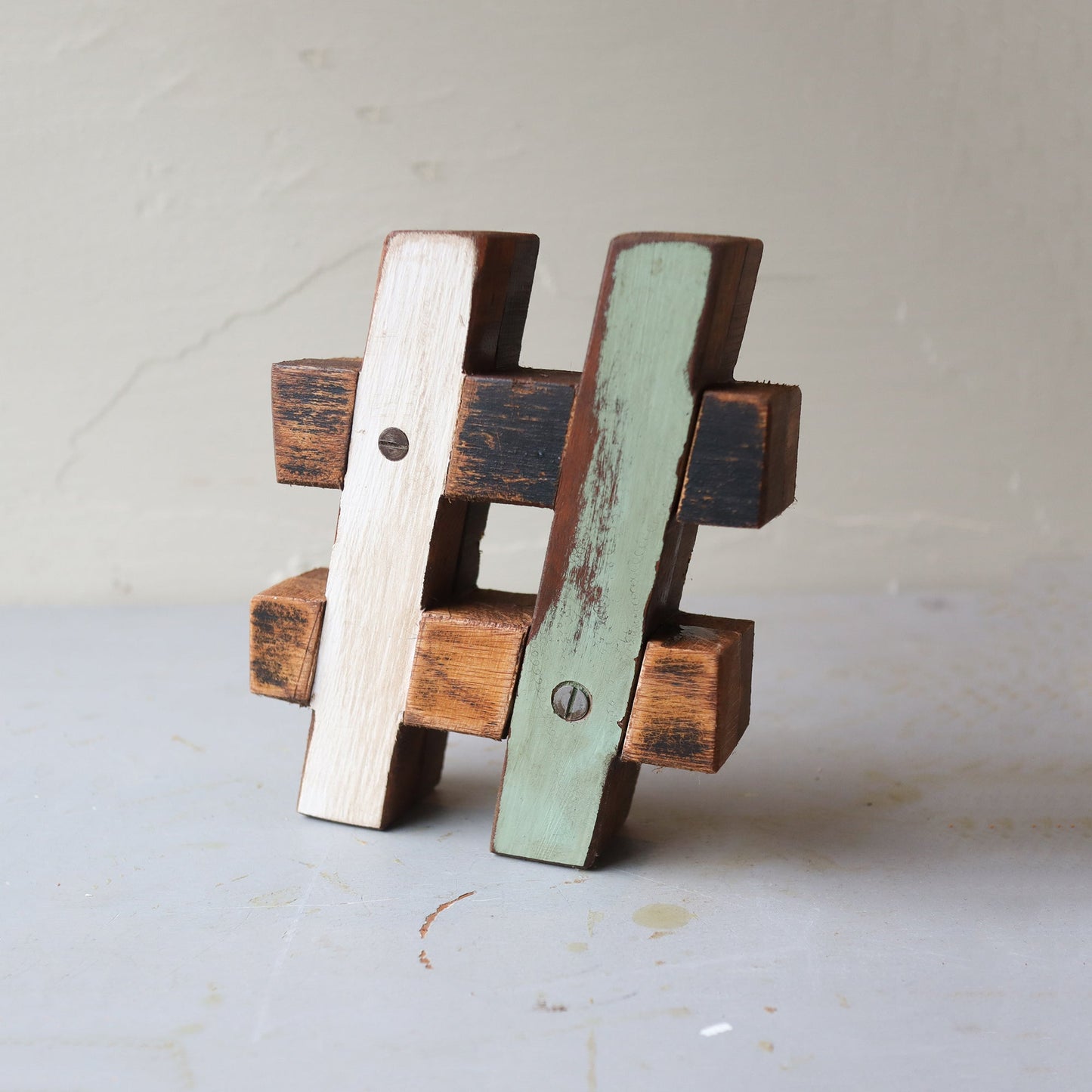 Reclaimed Wooden Letters