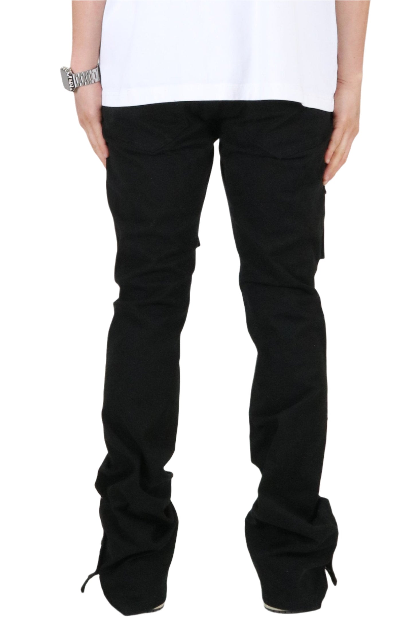 Somber Men's premium flare stacked twill cargo pant with multi functional pockets - Concordia Style Boutique