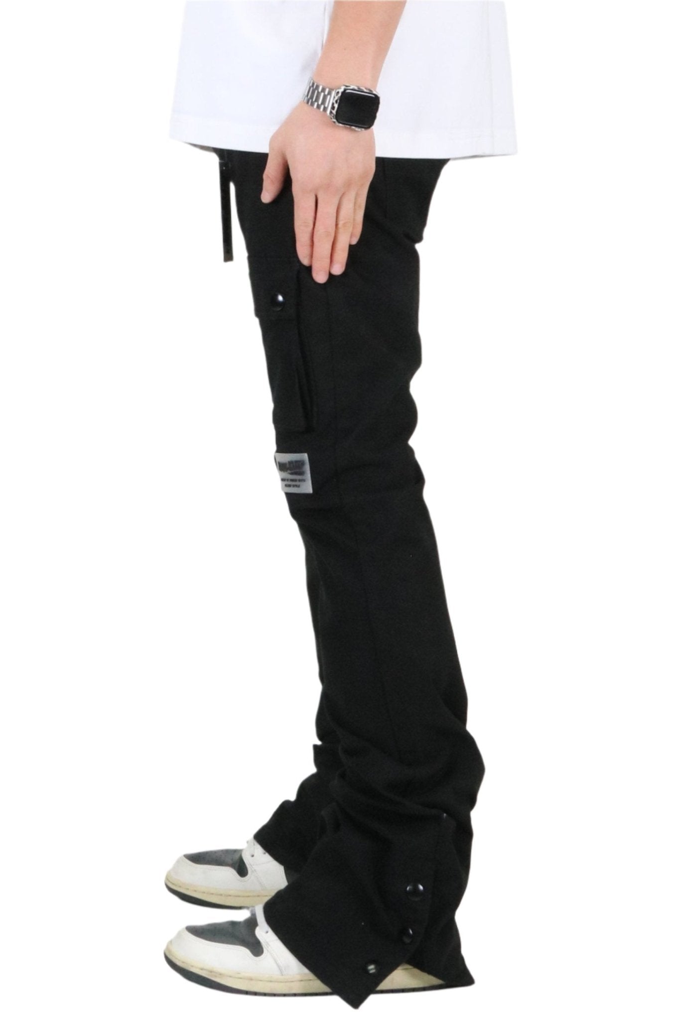 Somber Men's premium flare stacked twill cargo pant with multi functional pockets - Concordia Style Boutique