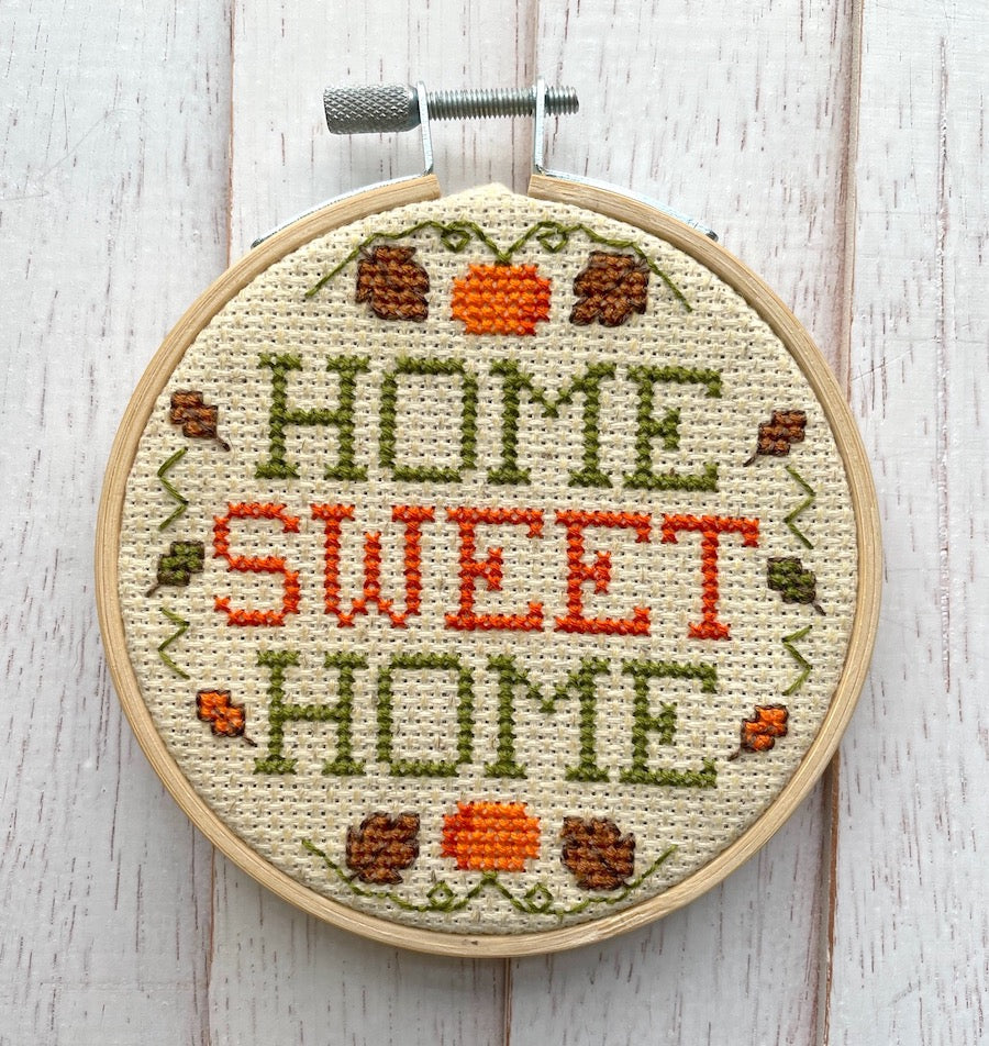 Home Sweet Home Fall Counted Cross Stitch DIY KIT - Concordia Style Boutique