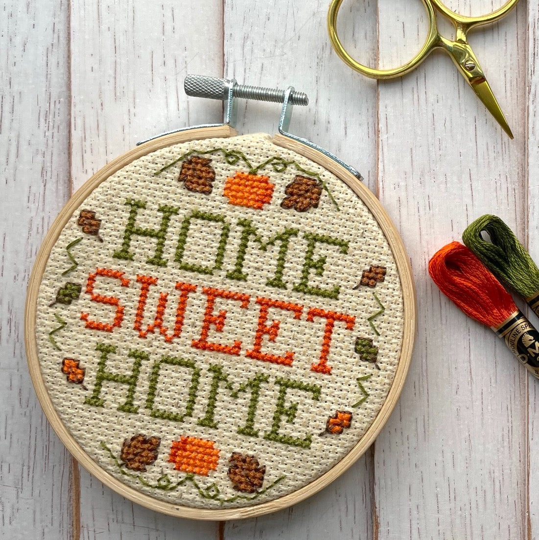 Home Sweet Home Fall Counted Cross Stitch DIY KIT - Concordia Style Boutique