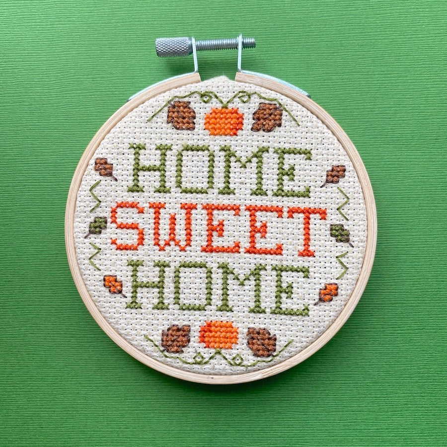 Home Sweet Home Fall Counted Cross Stitch DIY KIT - Concordia Style Boutique