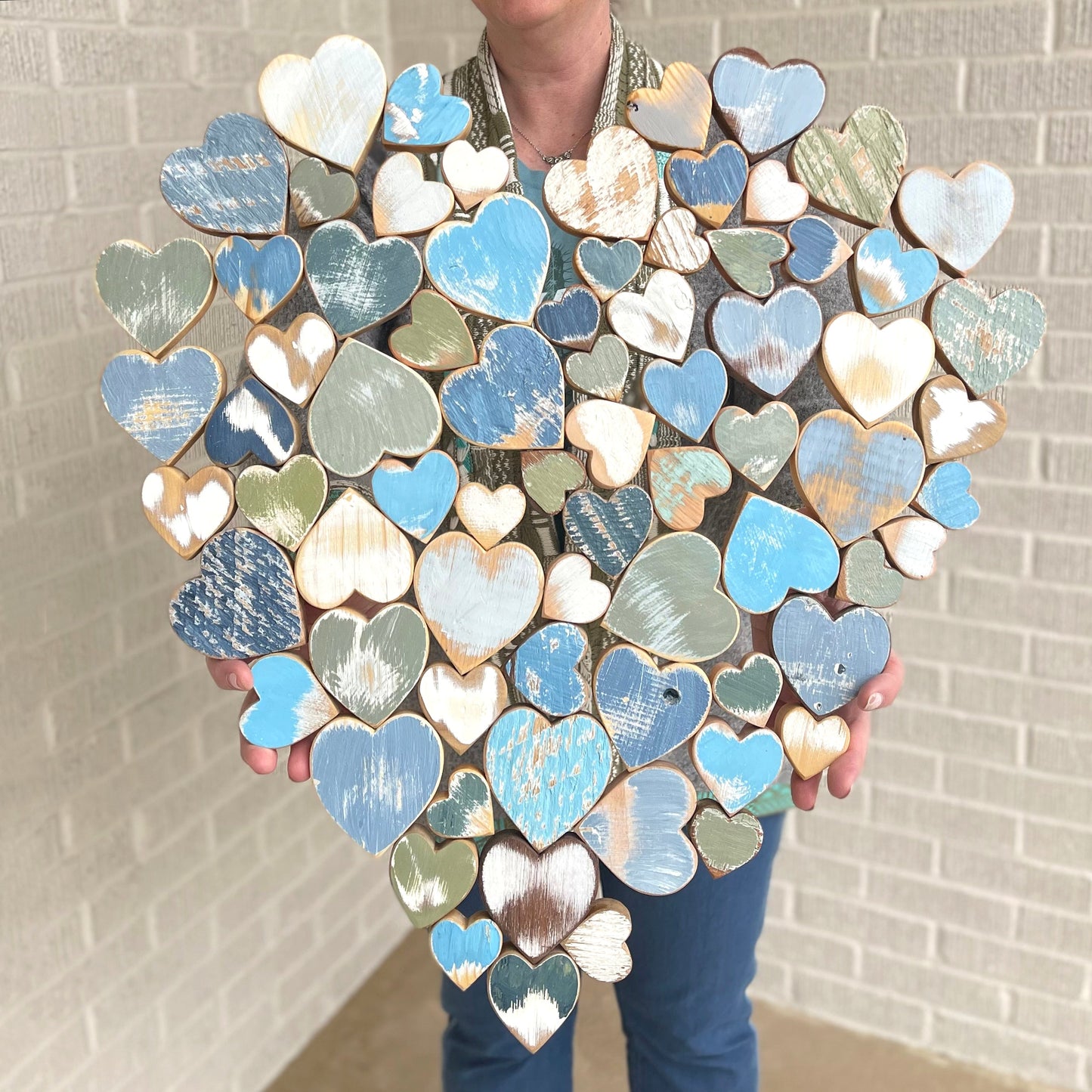 Heart of Hearts Wood Art