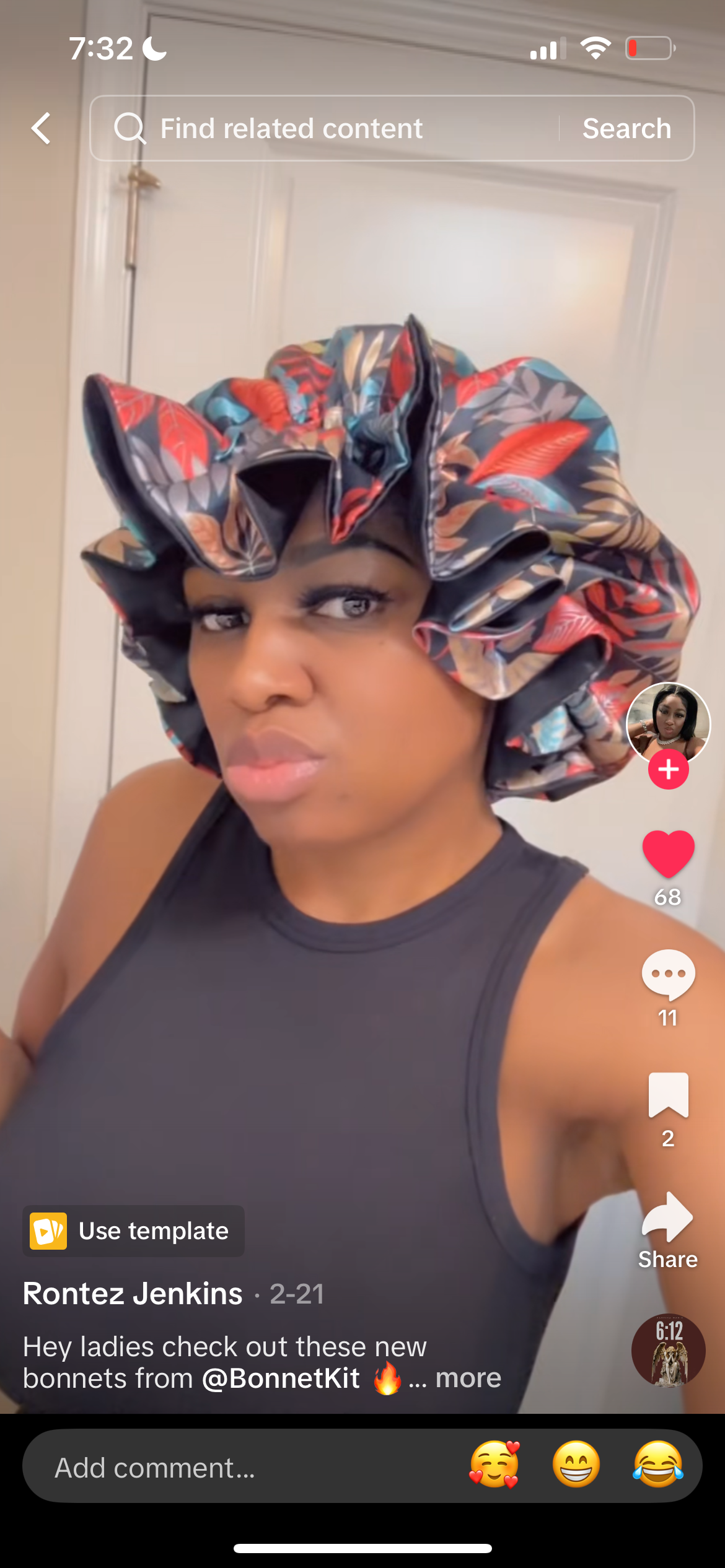 She Fancy All Satin Bonnet