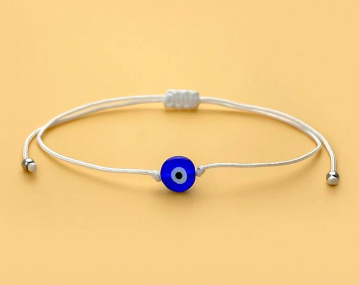 Evil Eye Bracelet – Adjustable Protection Jewelry in 4 Colors