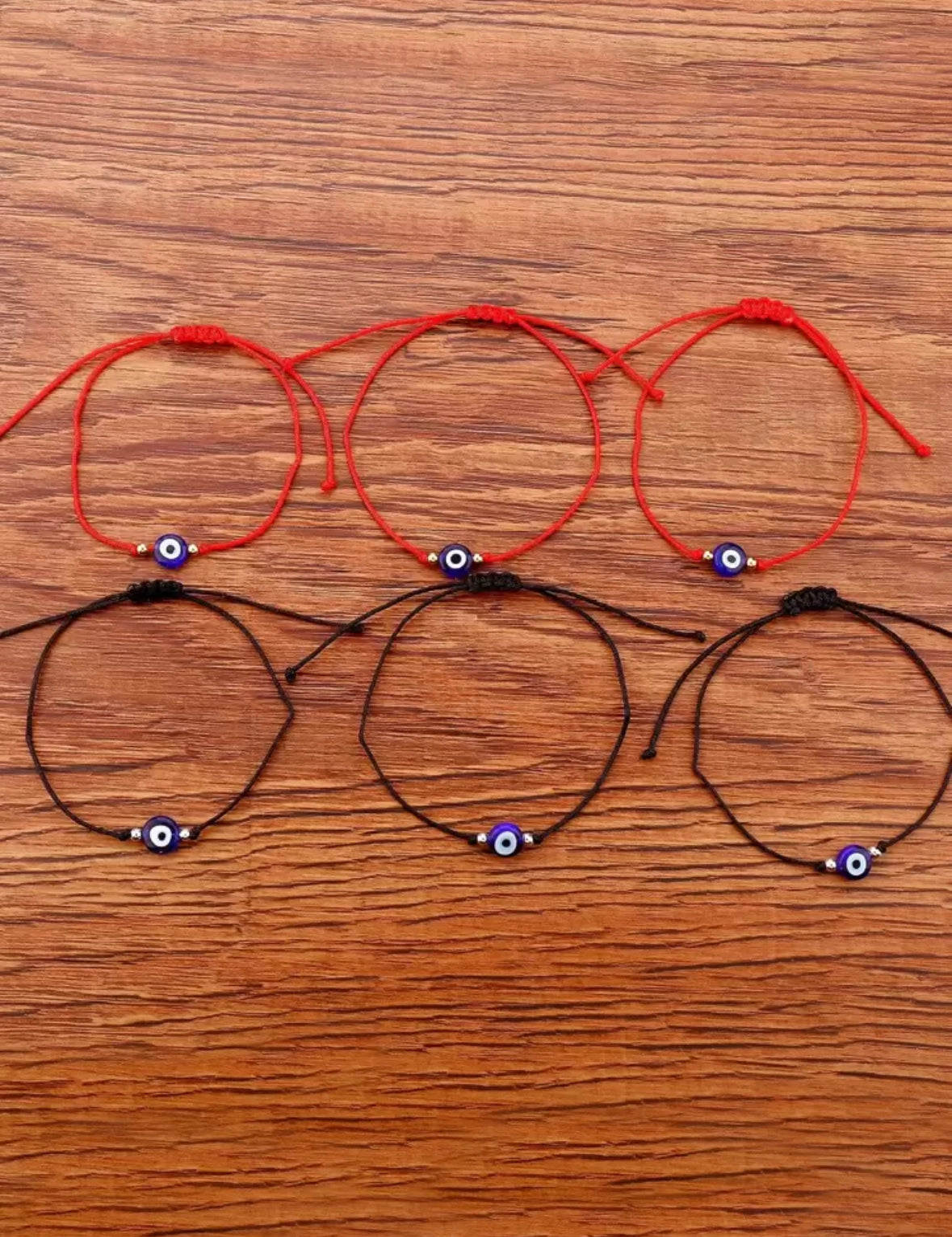 Evil Eye Bracelet – Adjustable Protection Jewelry in 4 Colors