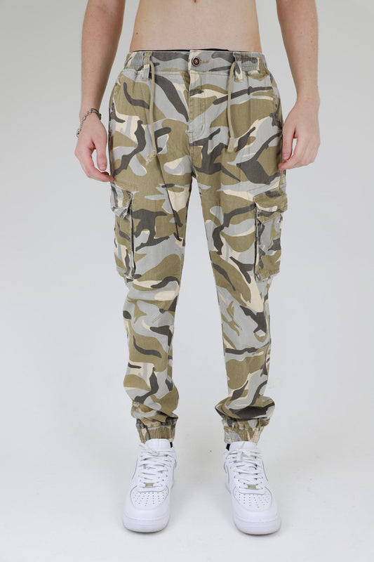 AR1001 LIGHT CAMO CARGO JOGGERS