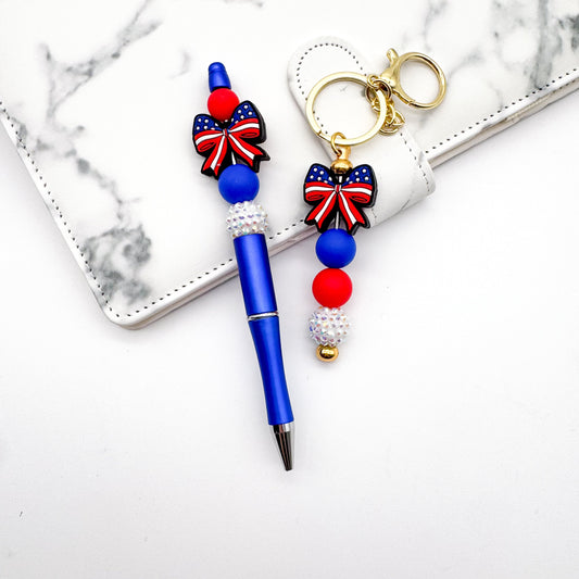 Patriotic Pen & Keychain