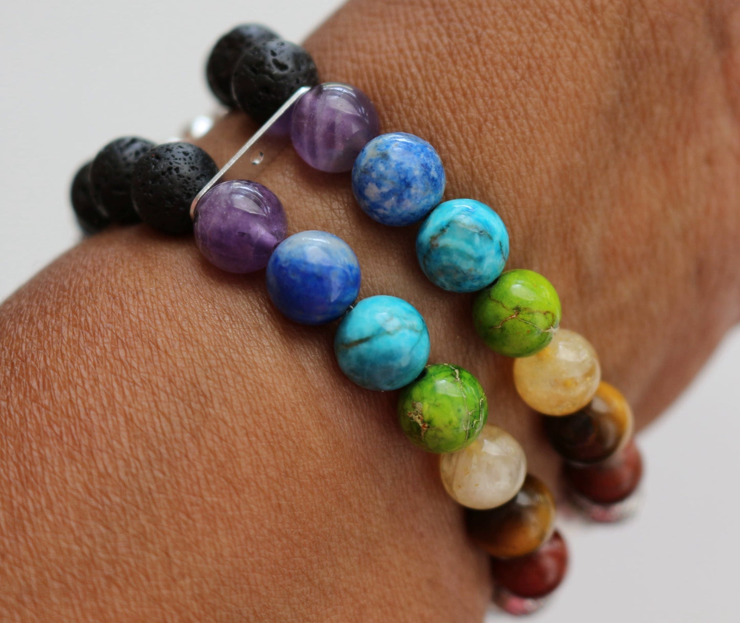 Chakra Energy Bracelet Watch Band for Apple Watch - Yoga & Meditation Mala Stones