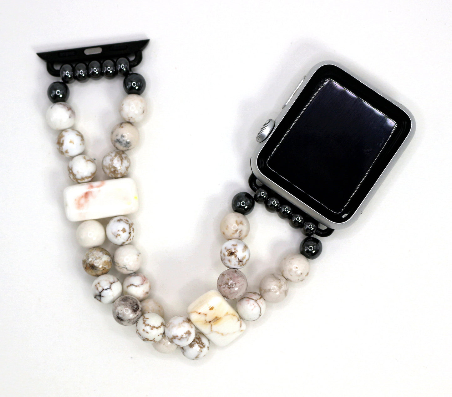 White Magnesite Bracelet Watch Band for Apple Watch