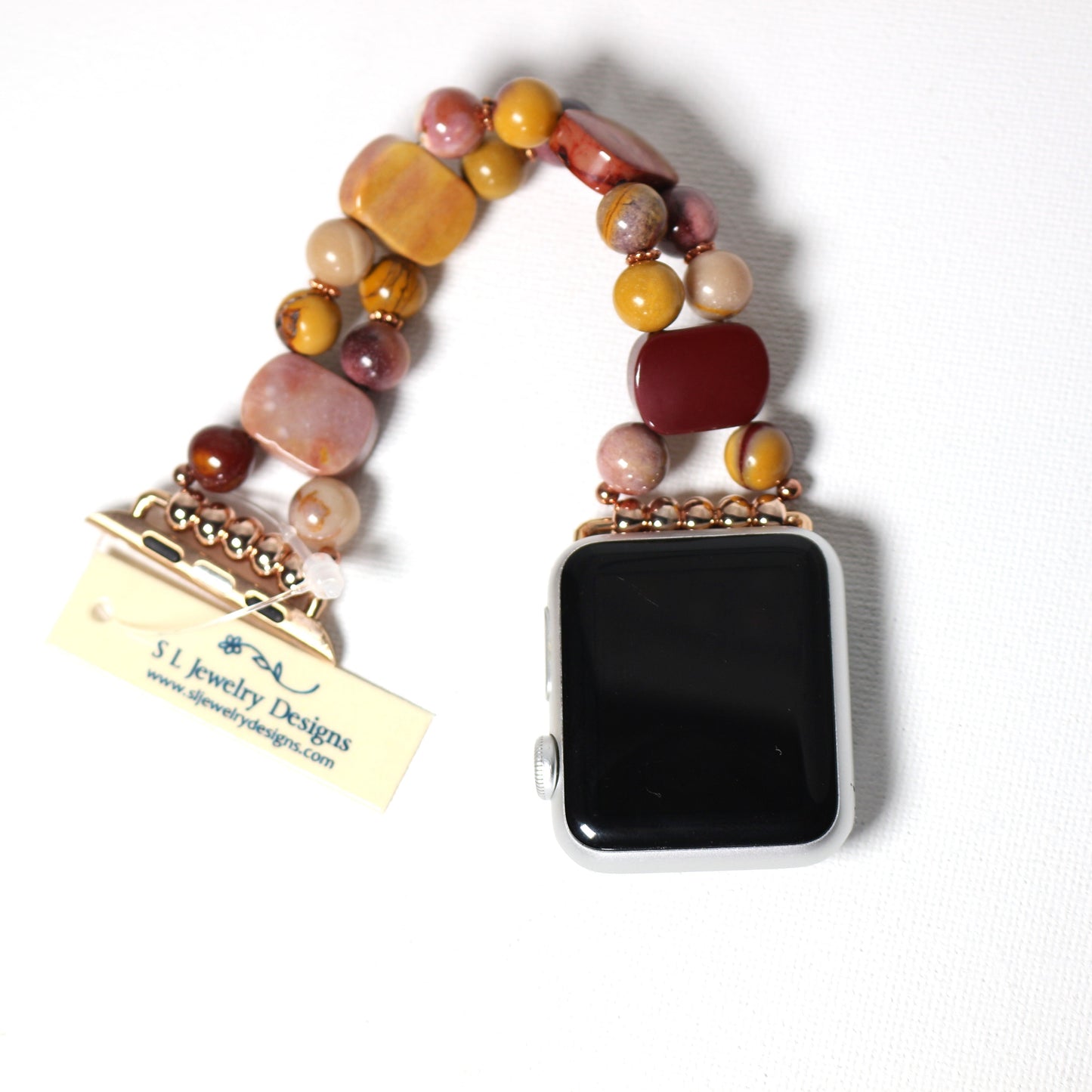 Mookaite Jasper Watch Band for Apple Watch