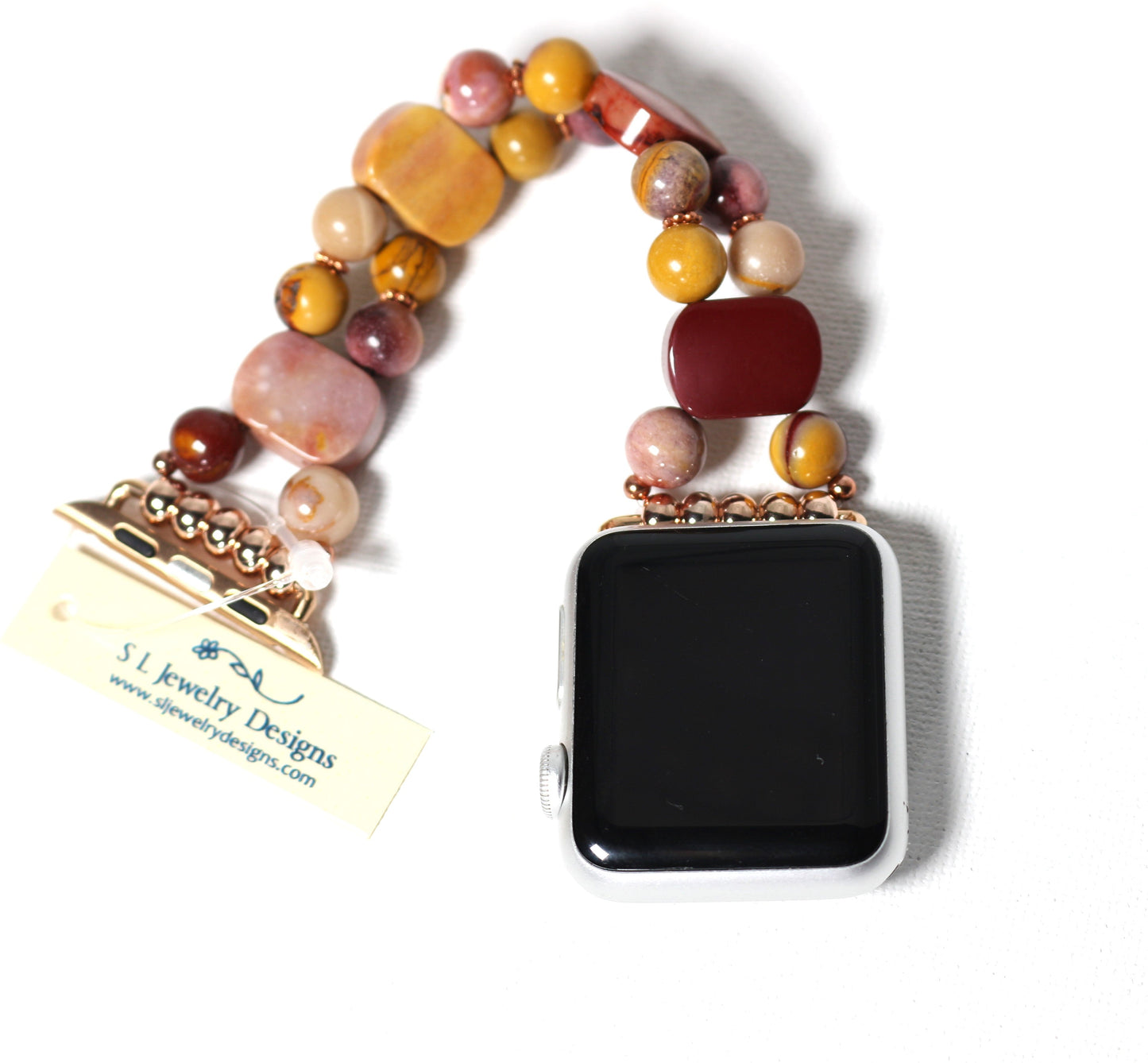 Mookaite Jasper Watch Band for Apple Watch