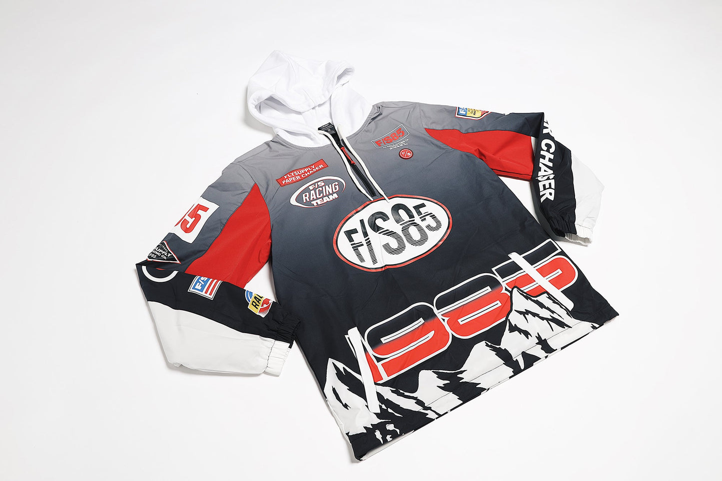 Paperchaser Windbreaker Pullover (Black) - Concordia Style Boutique