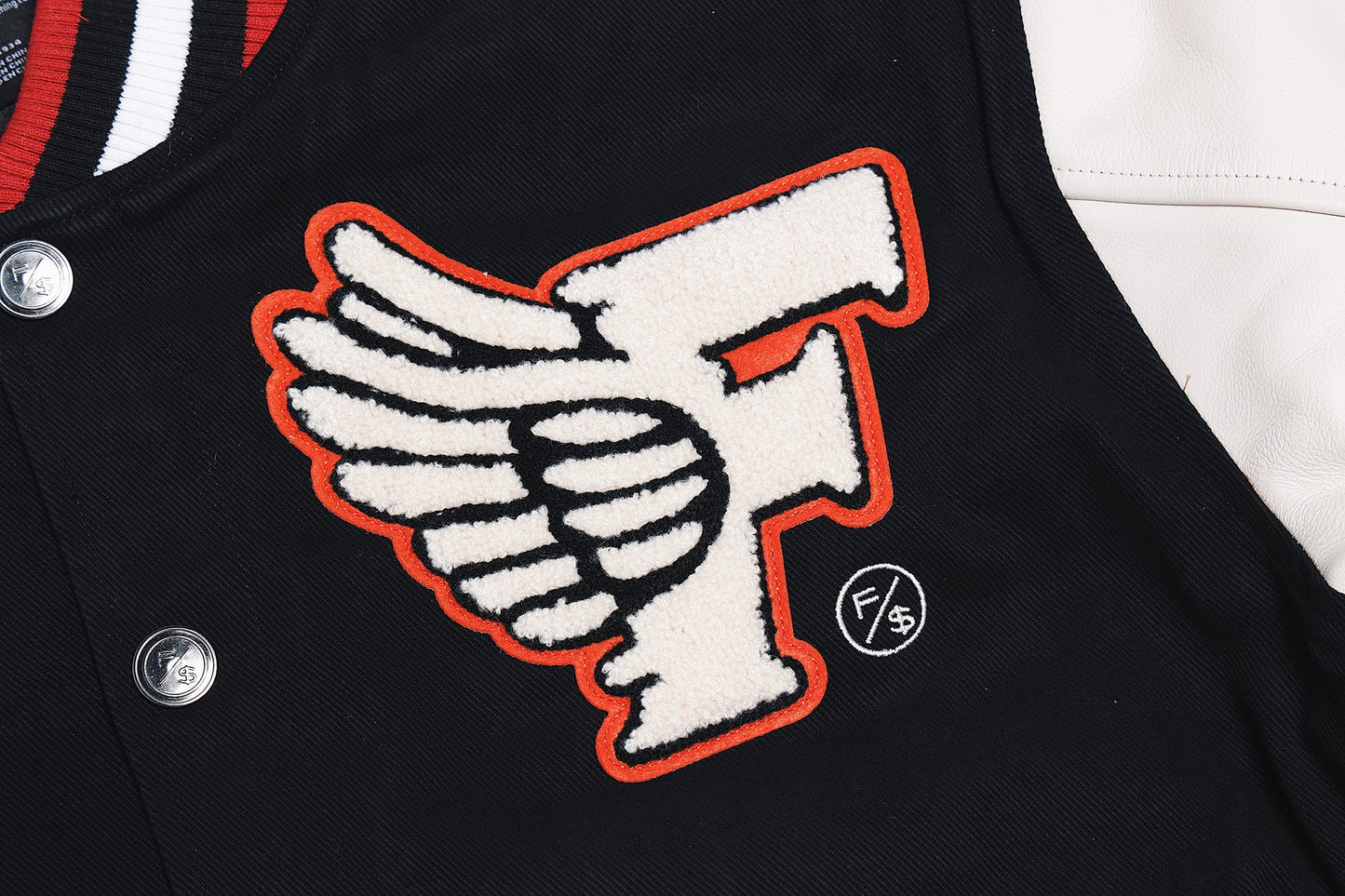 Manifest Varsity Jacket (Black) - Concordia Style Boutique