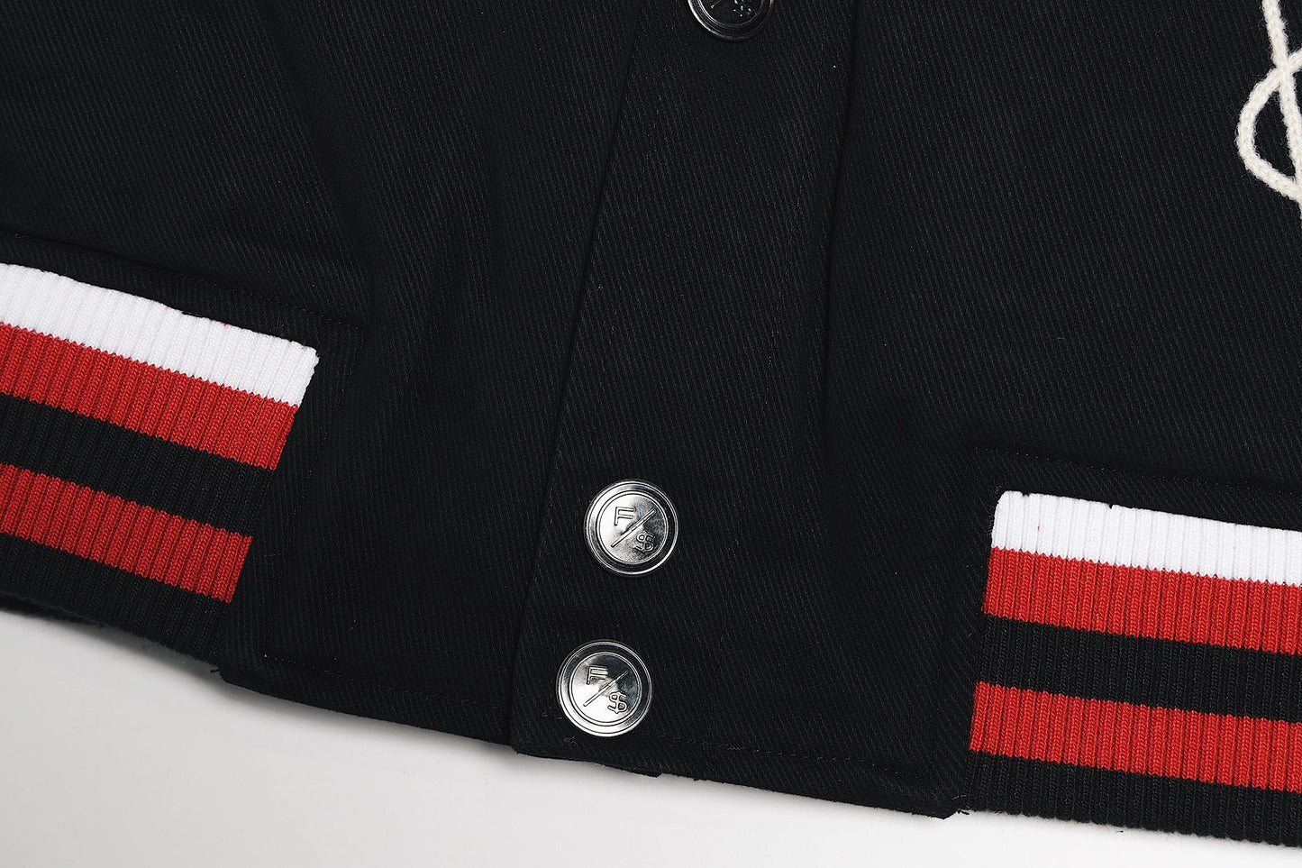 Manifest Varsity Jacket (Black) - Concordia Style Boutique