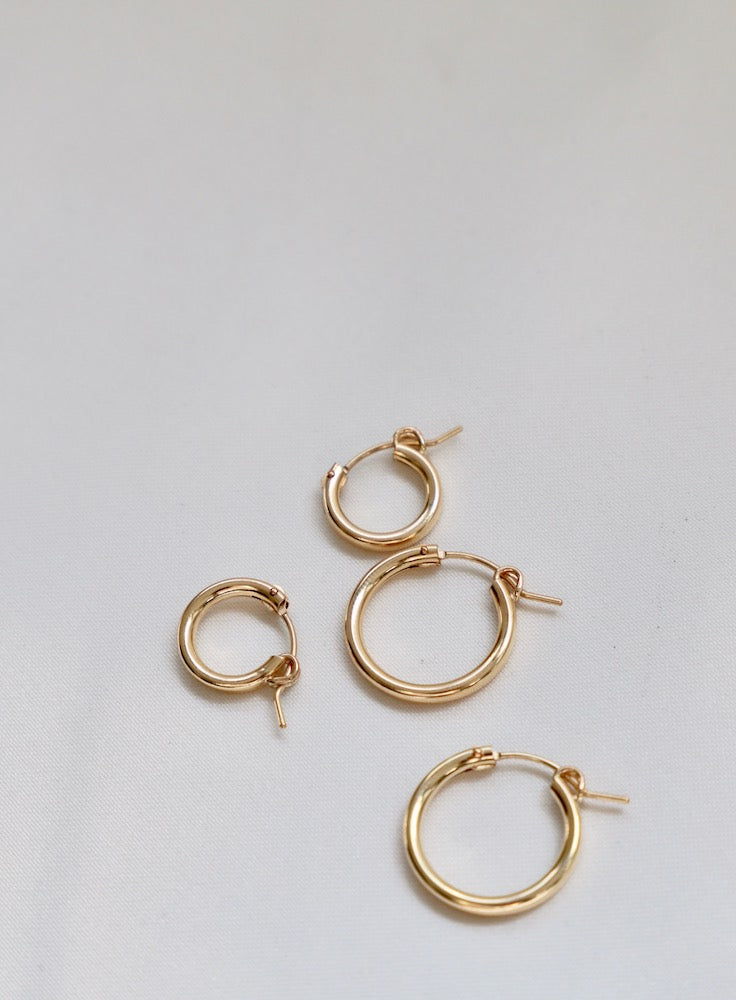 THE GOLD STANDARD HOOPS - Concordia Style Boutique