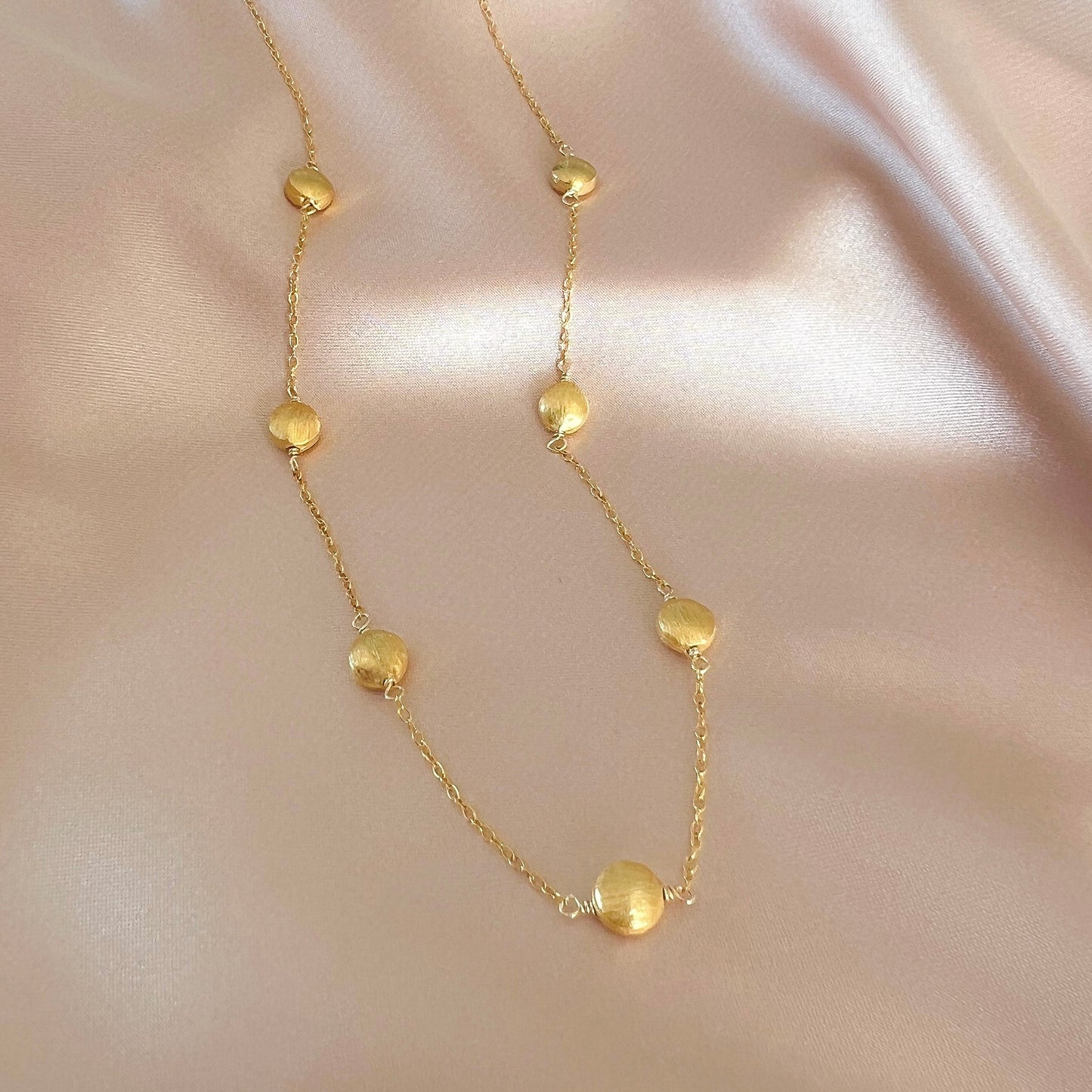 Gold Station Necklace