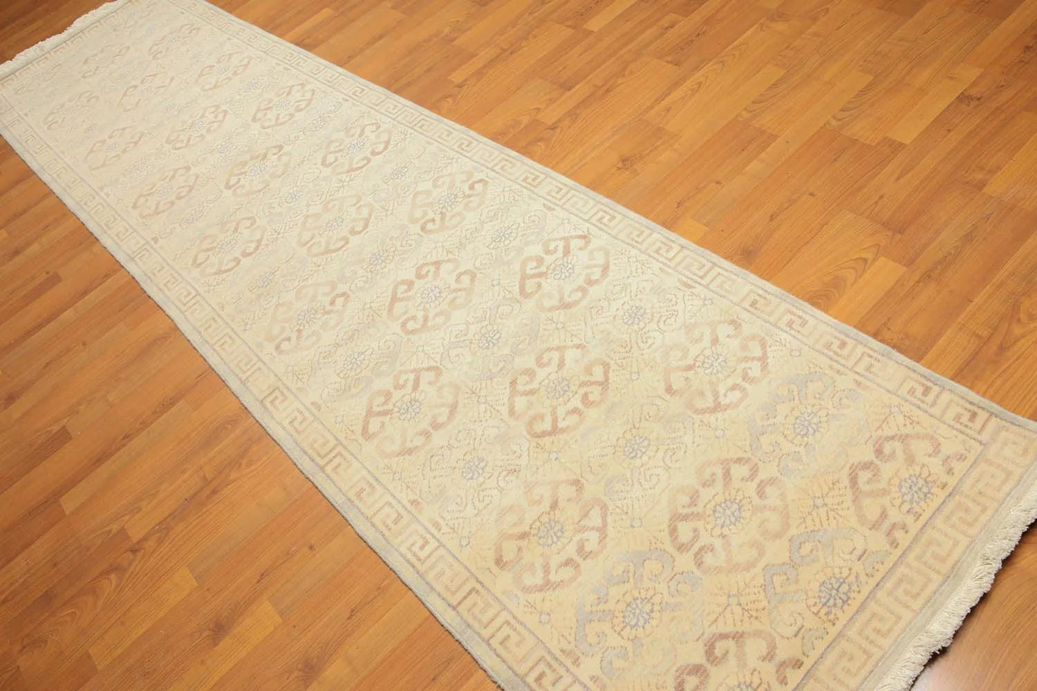 3' x 12' Hand Knotted Traditional Oriental Area Rug 100% Wool Runner Gray - Concordia Style Boutique