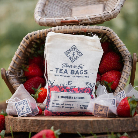 Strawberry Shindig 9ct Tea Bags in Muslin