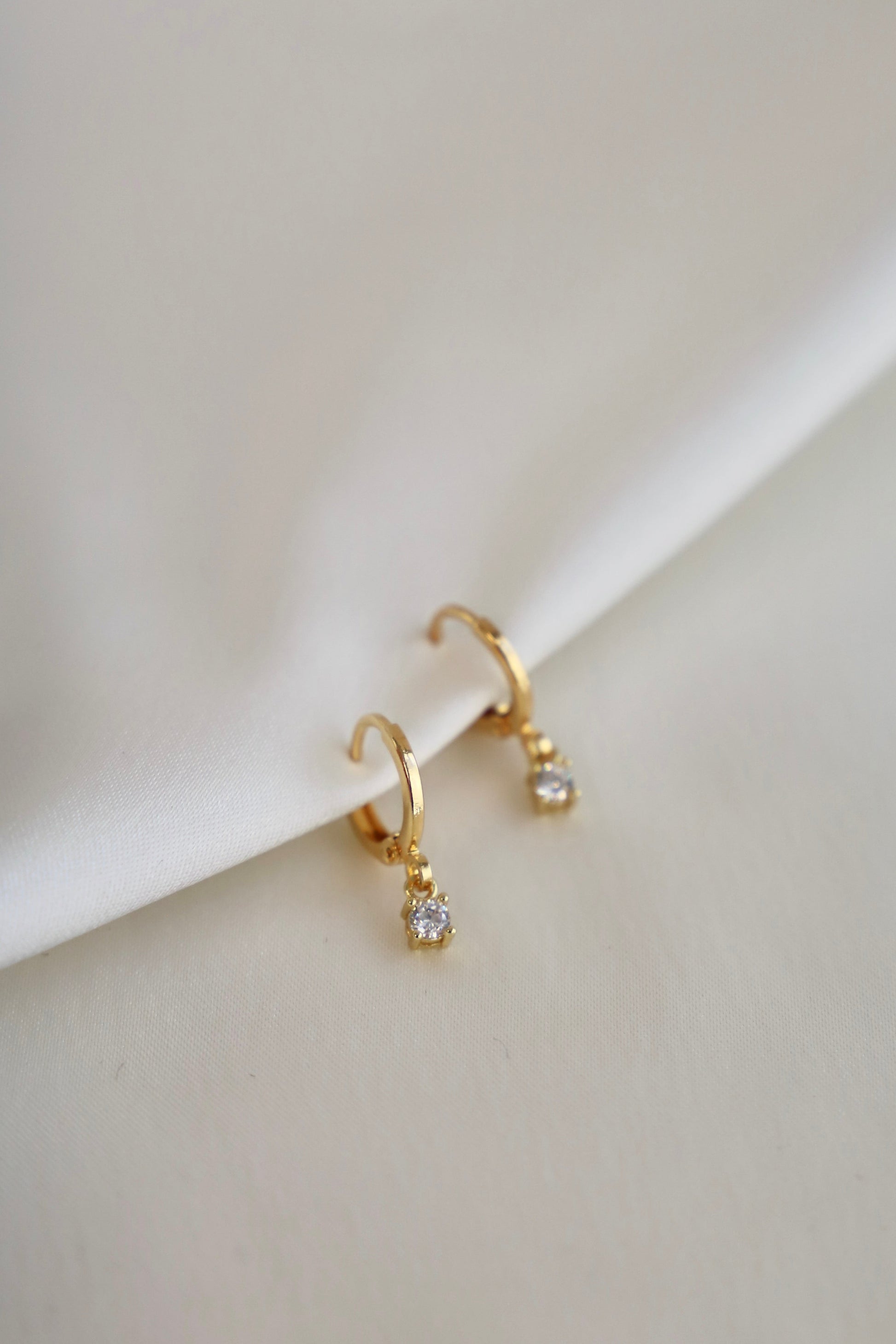 MINIATURE CZ DROP EARRINGS - Concordia Style Boutique