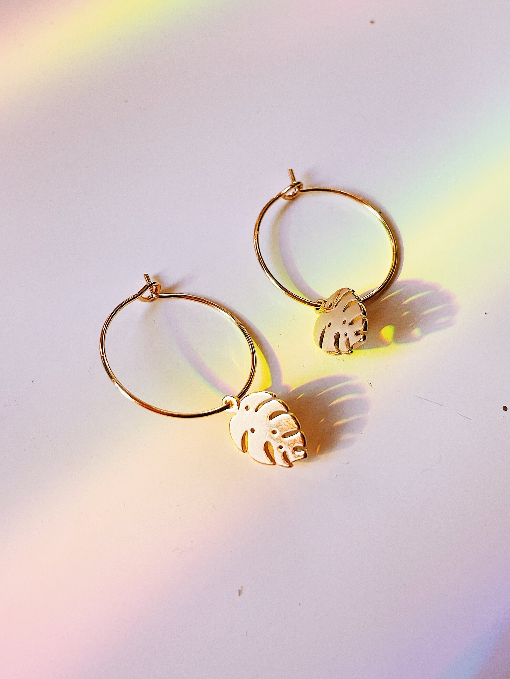 Monstera Earrings - Concordia Style Boutique