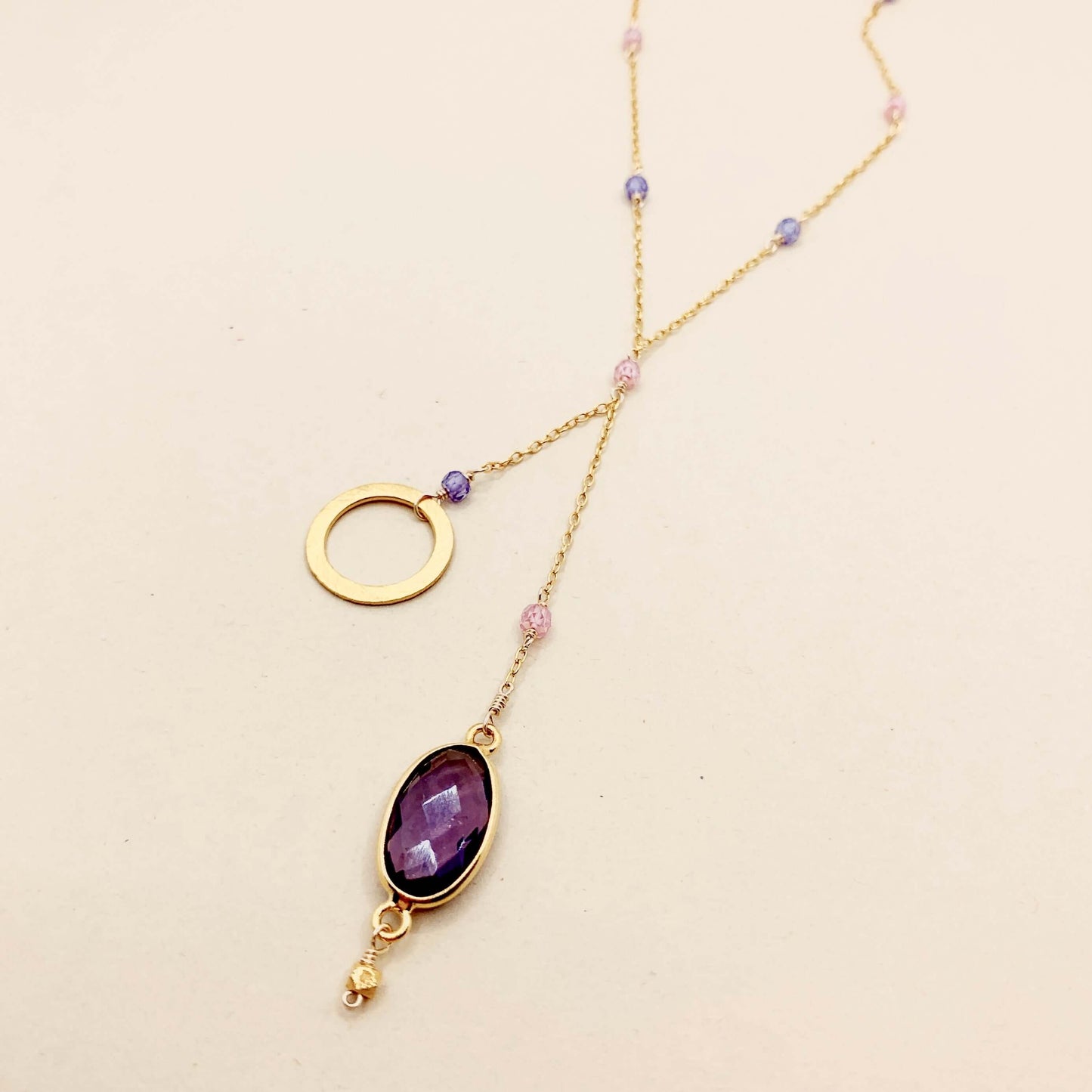 Amethyst Ballet Necklace
