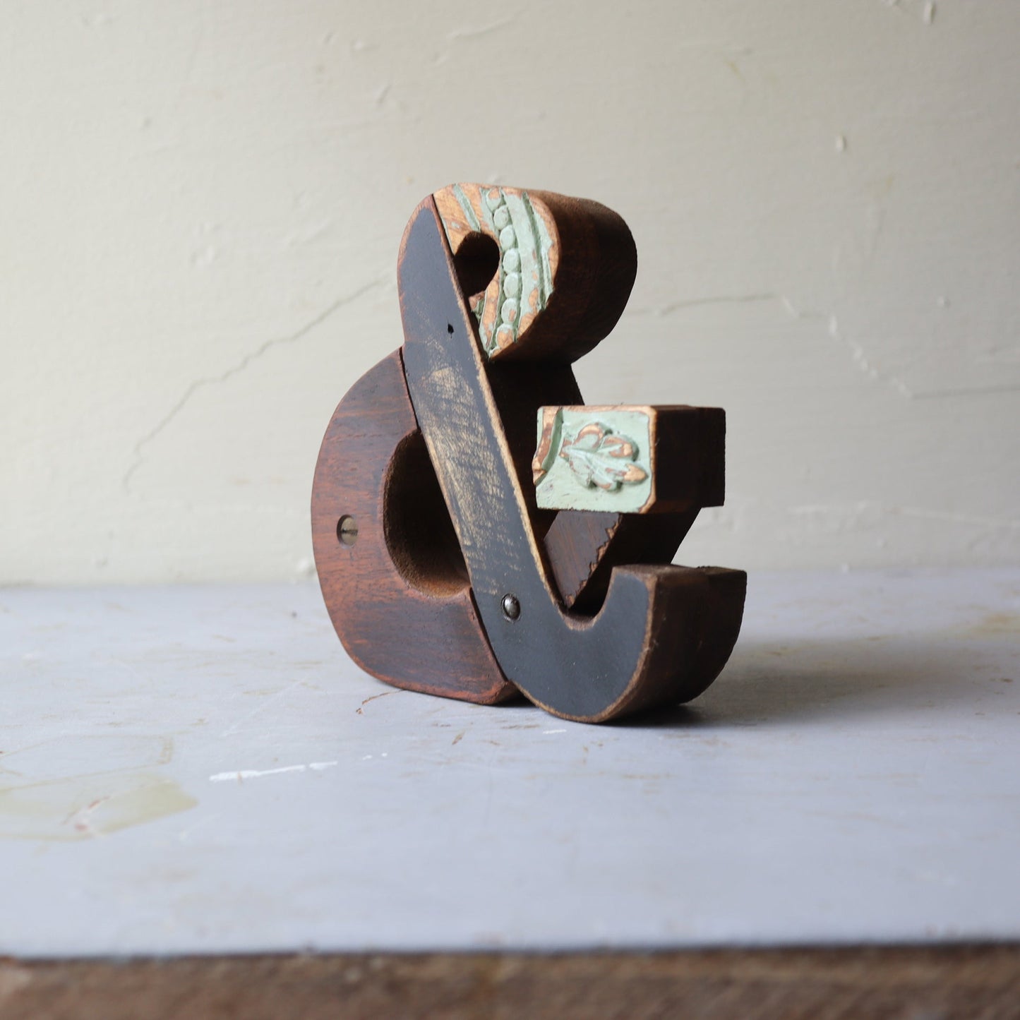 Reclaimed Wooden Letters