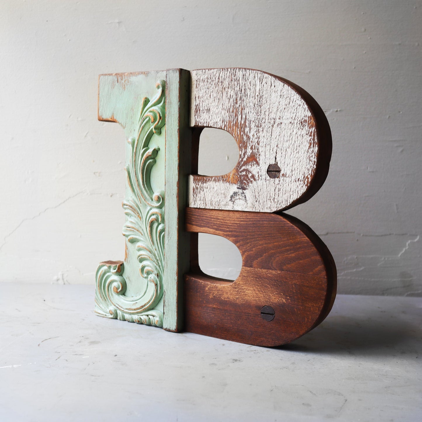 Reclaimed Wooden Letters