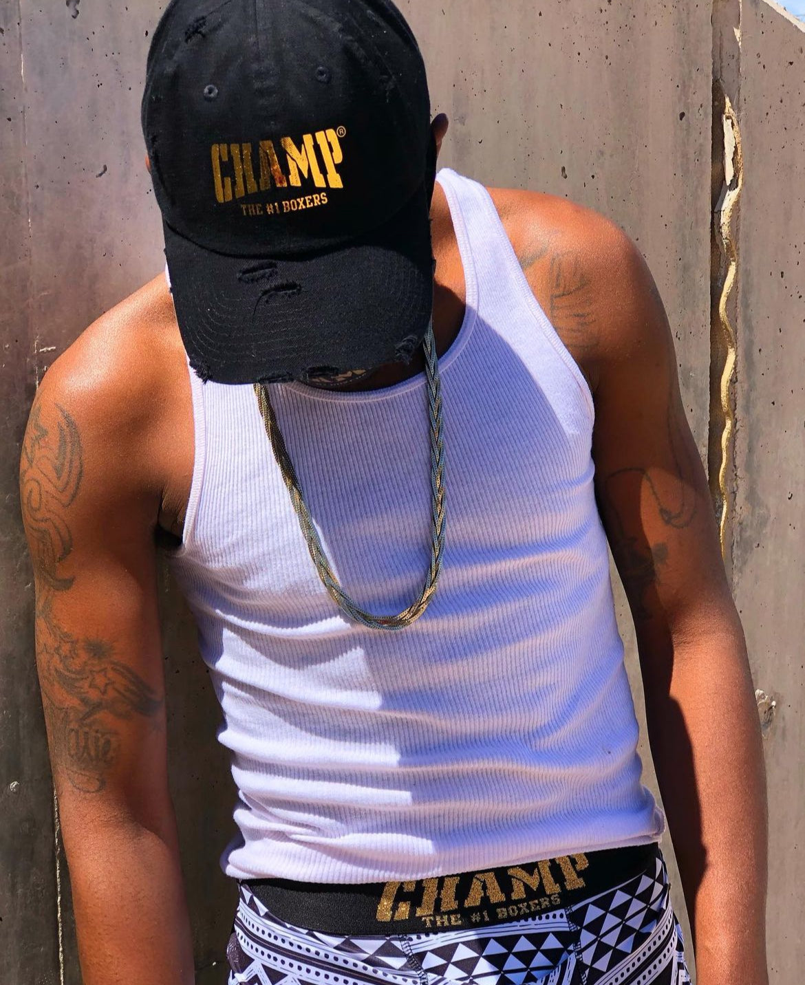 Black and Gold Vintage Hat - Concordia Style Boutique