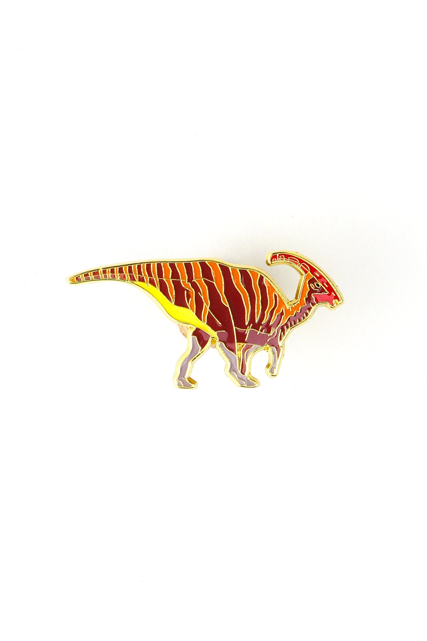 Parasaurolophus Enamel Pin (Parasaurolophus walkeri)