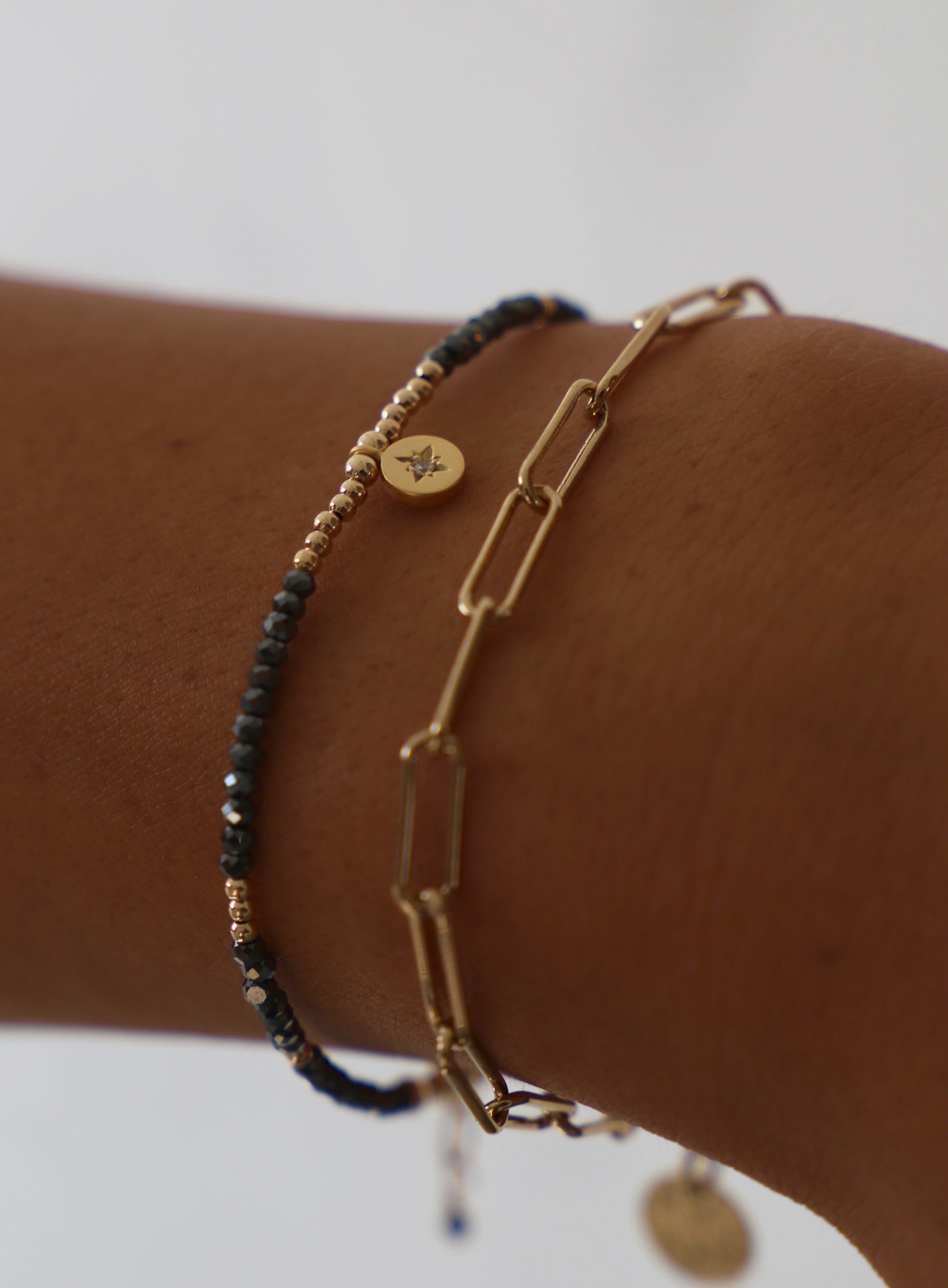 BEADED STAR MEDALLION BRACELET - Concordia Style Boutique