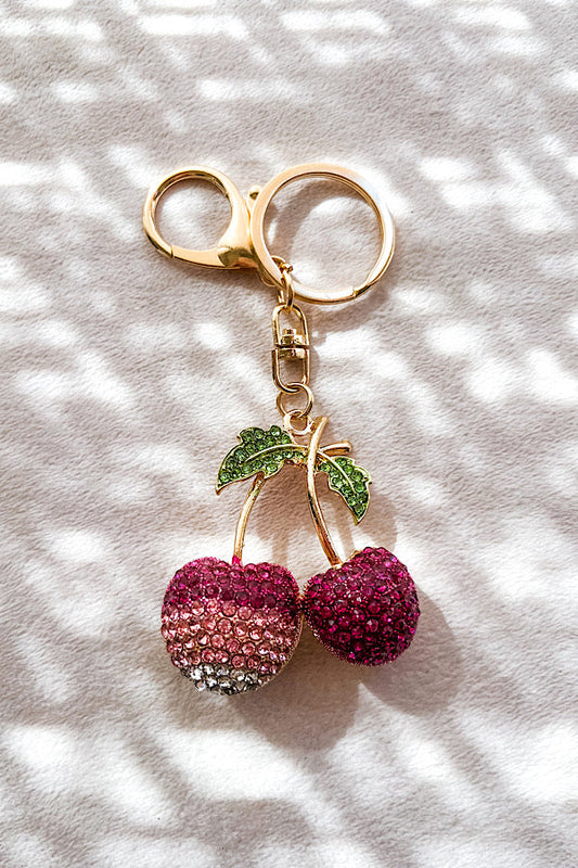 SC - Dipped Cherry Purse Charm - Premium Purse Charm from Nash Grey Wholesale - Just $12.81! Shop now at Concordia Style Boutique