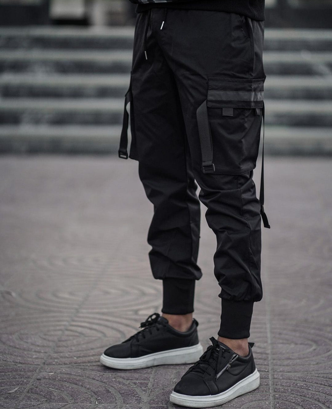 YE2032 Matte Black Joggers - Concordia Style Boutique