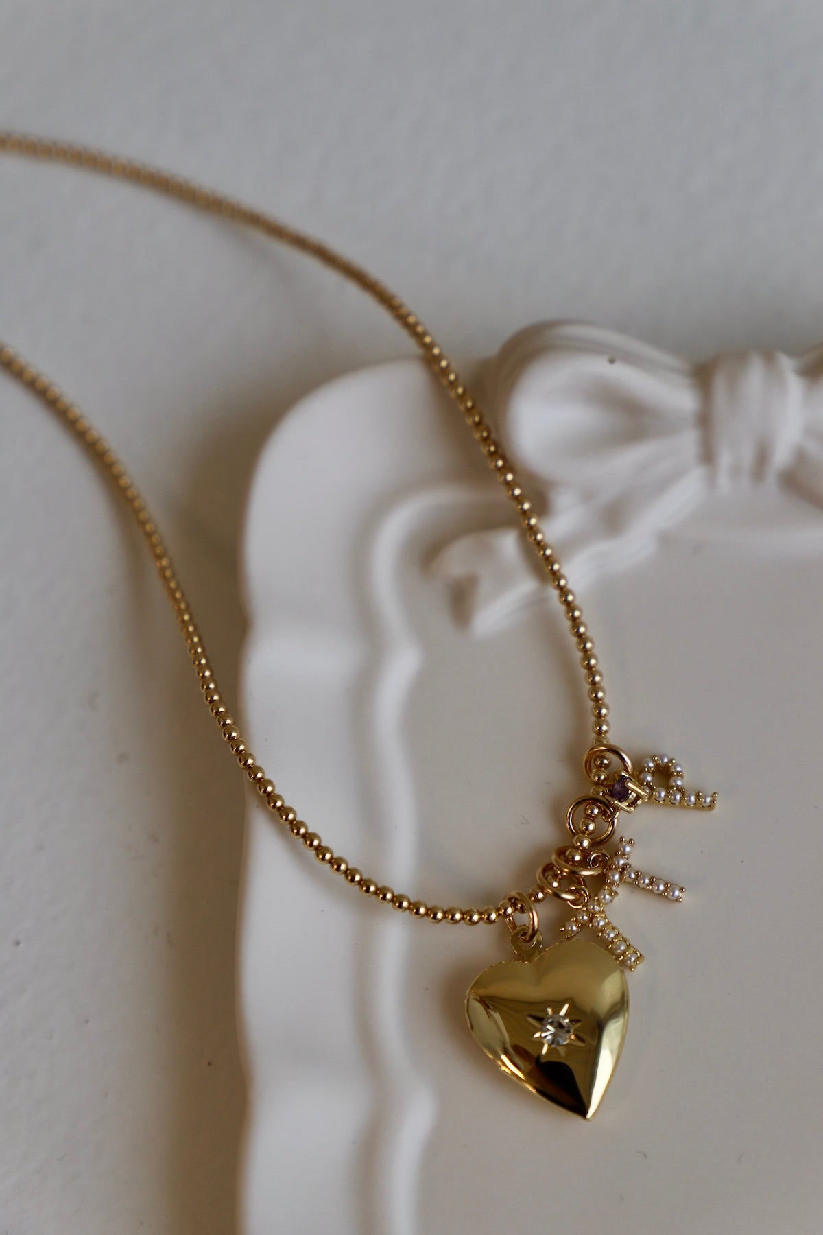 GOLD FILLED BEADED CHAIN - Concordia Style Boutique