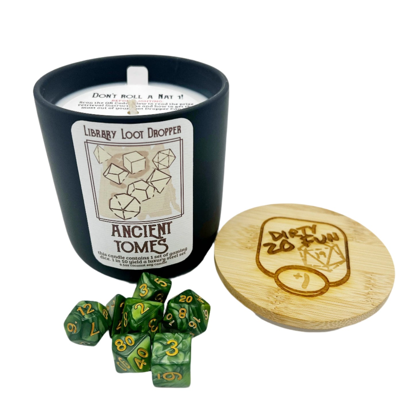 Library Loot Dropper Candle