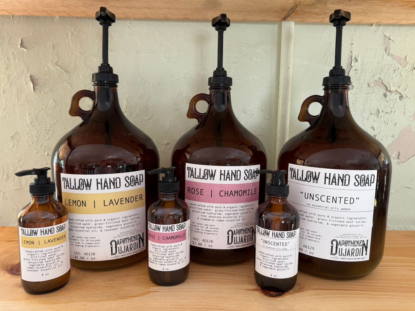 Tallow Liquid Hand Soap