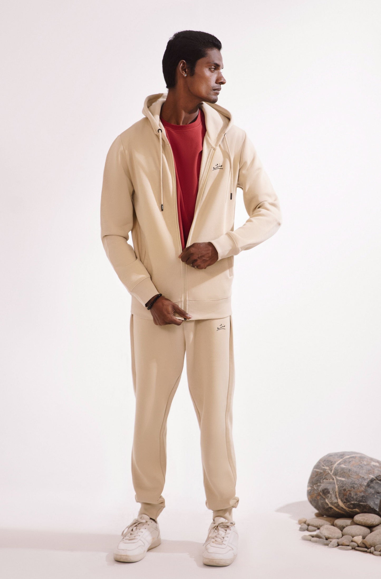 Zipper Hoodie - French Vanilla - Concordia Style Boutique