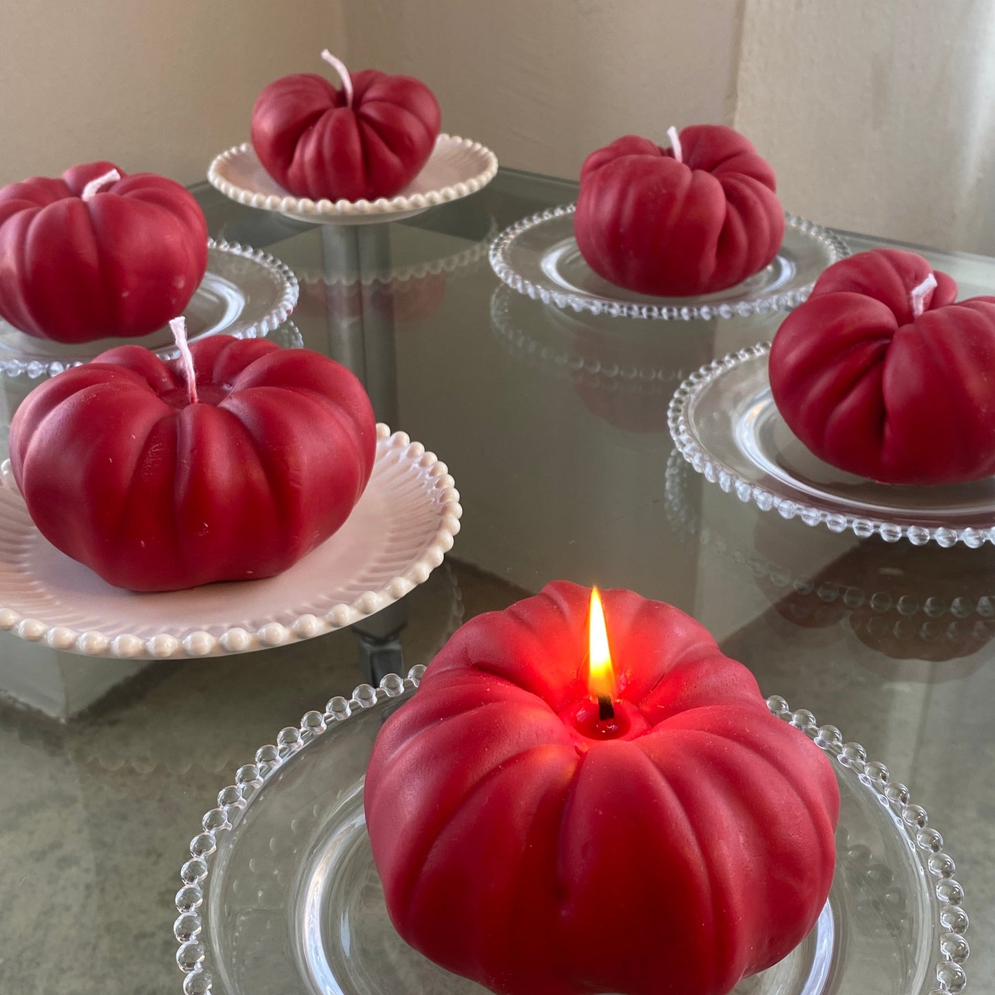 Jumbo Heirloom Tomato Candle - Red - Concordia Style Boutique