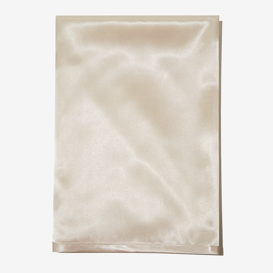 Golden Tan Satin Pillow Sleeve
