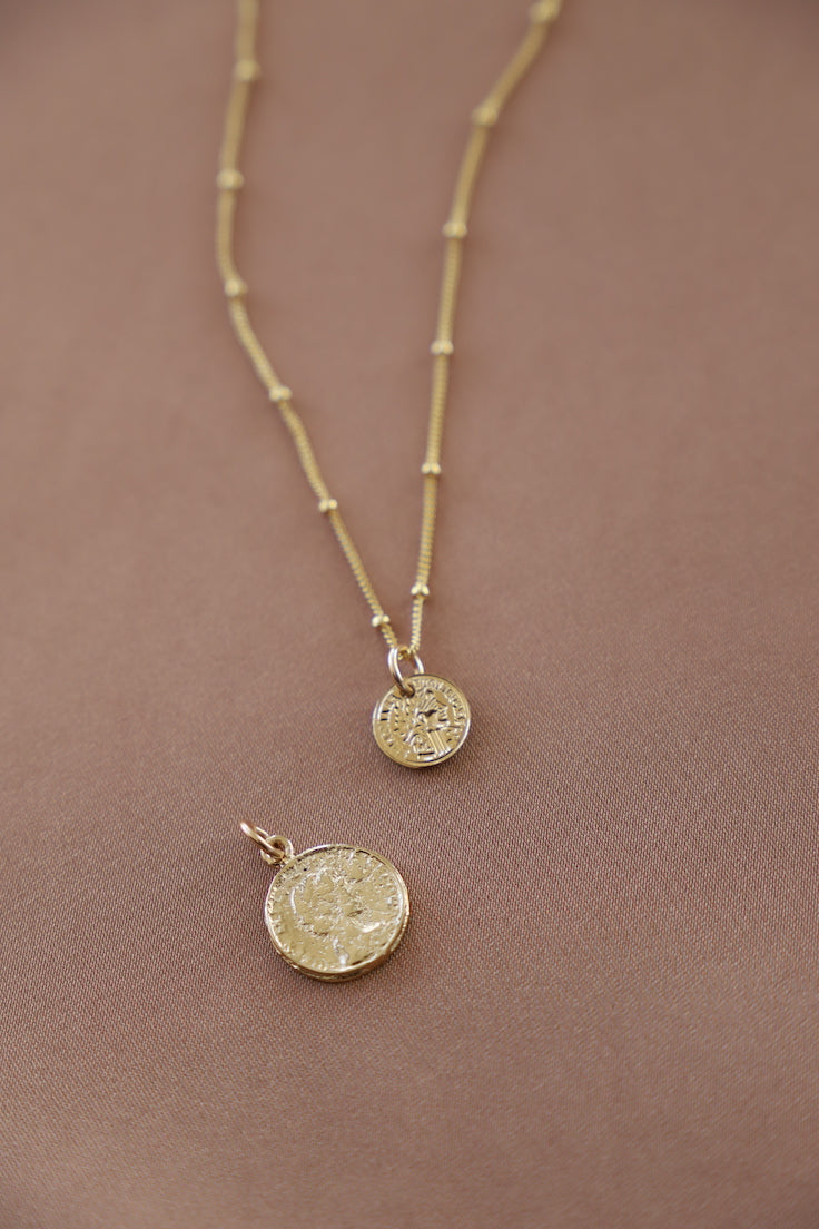 COIN CHARM NECKLACE - Concordia Style Boutique
