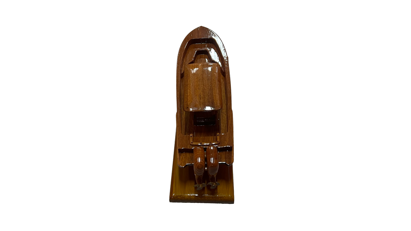 Scout 330 Mahogany Wood Desktop Model